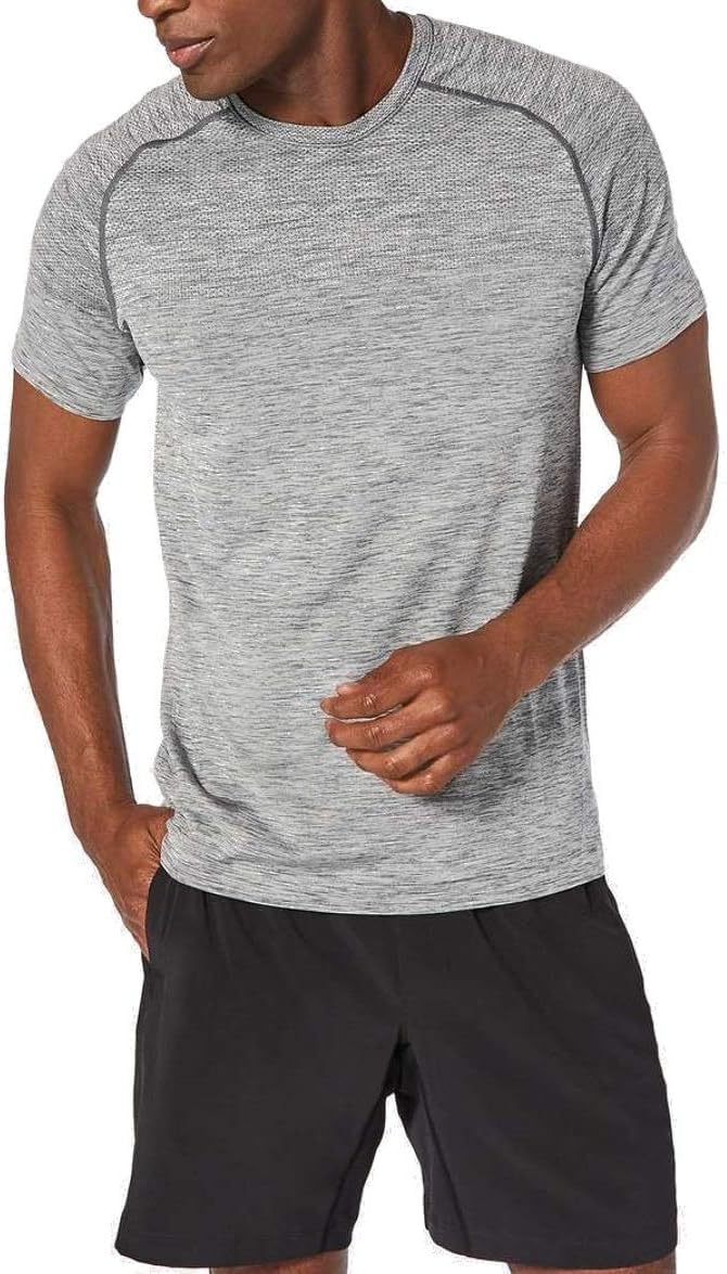 lululemon Men's Metal Vent Tech Short Sleeve Crew T-Shirt (Slate Grey, S)
