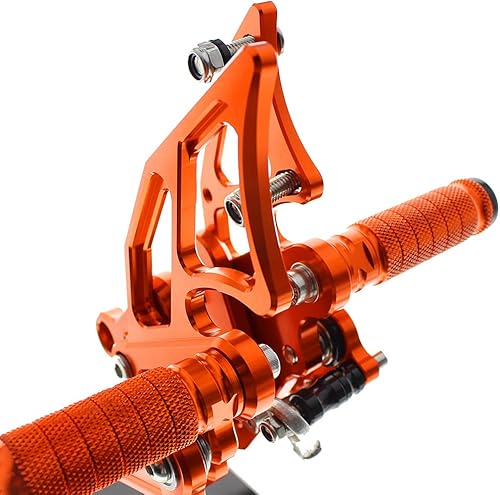 Miniatura 10 de FXCNC Juego de estriberas para motocicleta CNC Billet, reposapiés trasero totalmente ajustables, compatible con NINJA 300R EX300 2013 2014 2015 2016