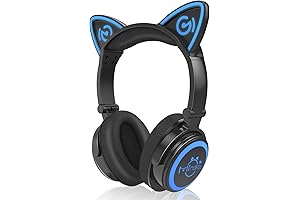 Mindkoo Bluetooth Wireless Cat Ear Headphones: The Purr-fect Audio Experience for Kids