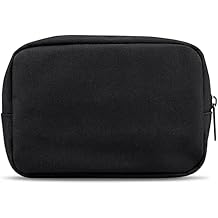 Universal Electronics/Accessories Soft Carrying Case Bag, Durable & Light-weight,Suitable for Out-going, Business, Travel and Cosmetics Kit Black-Small