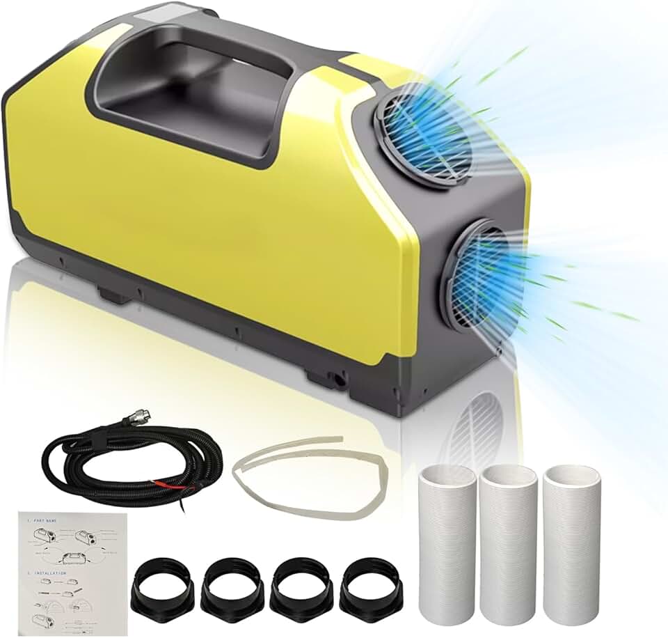 Ar condicionado para barraca 24 V 1500 BTU unidade CA de resfriamento de ar condicionado CC portátil 24 volts para barraca de acampamento, van, trailer, trailer, trailer, SUV, carro, ao ar