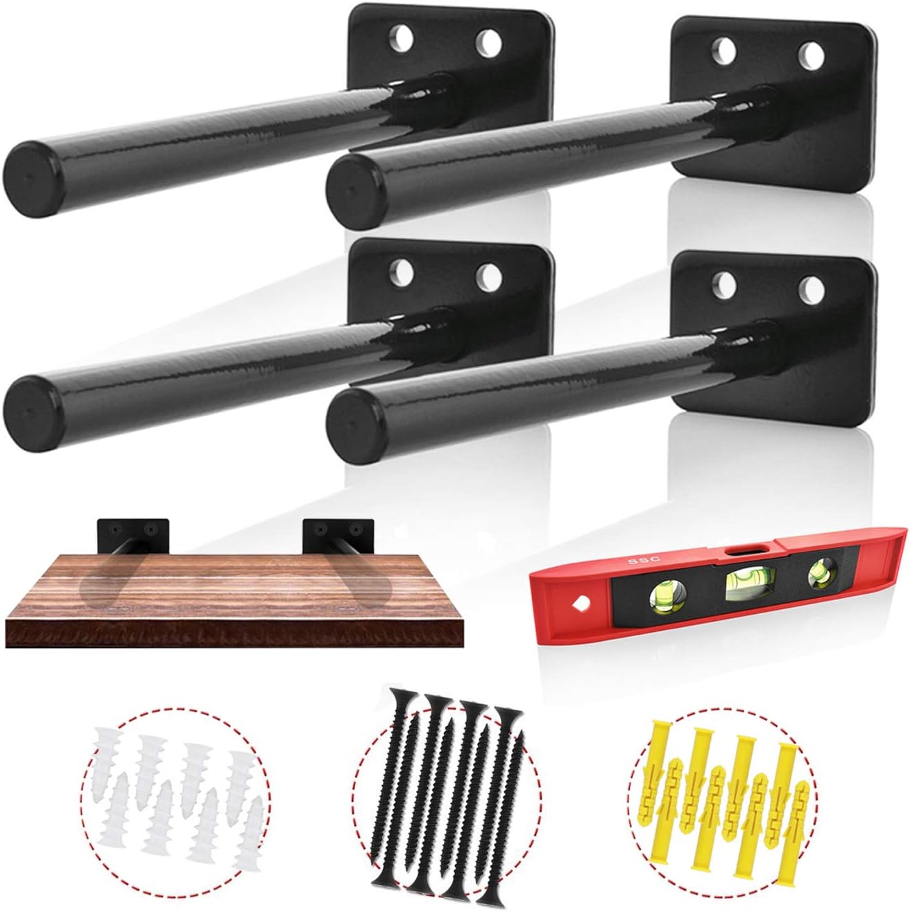 Floating Shelves Support Brackets Home Décor, Storage