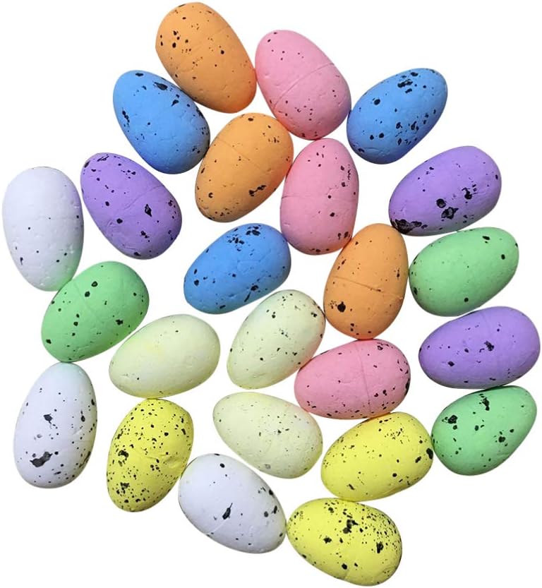VALICLUD 1 Set 150 Pcs Imitation Quail Eggs Egg Toy Home Decoration House Gifts Toys Simulation Bird Eggs Bird Egg Prop Fake Easter Egg Bird Eggs Decor Foam Artificial Ornaments
