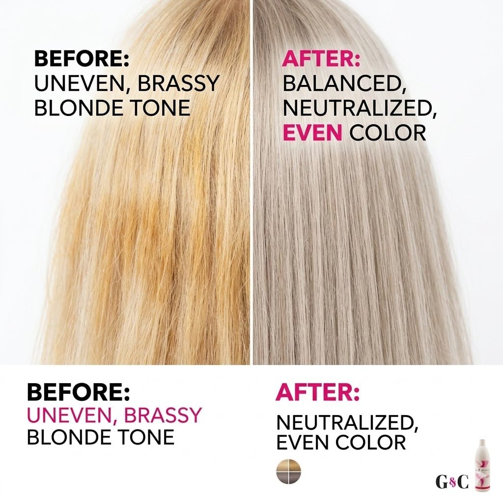 Gel and Cream 30 Volume Professional Lightening System Peroxide Developer with Collagen. Ideal for sensitive scalps, it offers 33.8oz/1lt (Pack of 2). Ensures consistent results with gentle care