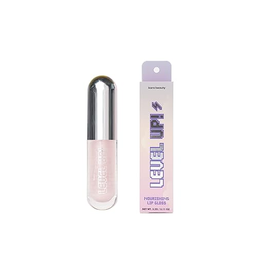 Kara Beauty Brillo de labios nutritivo de nivel brillo labial con aroma de melón de azúcar vegano de alto brillo con ácido hylalurónico, aceite de