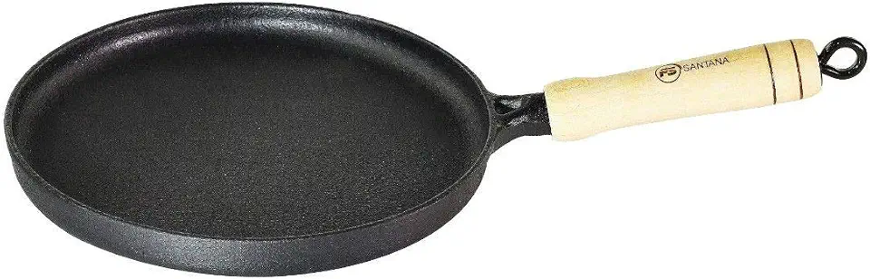 Frigideira Tapioqueira Omeleteira Ferro Fundido Santana 22cm