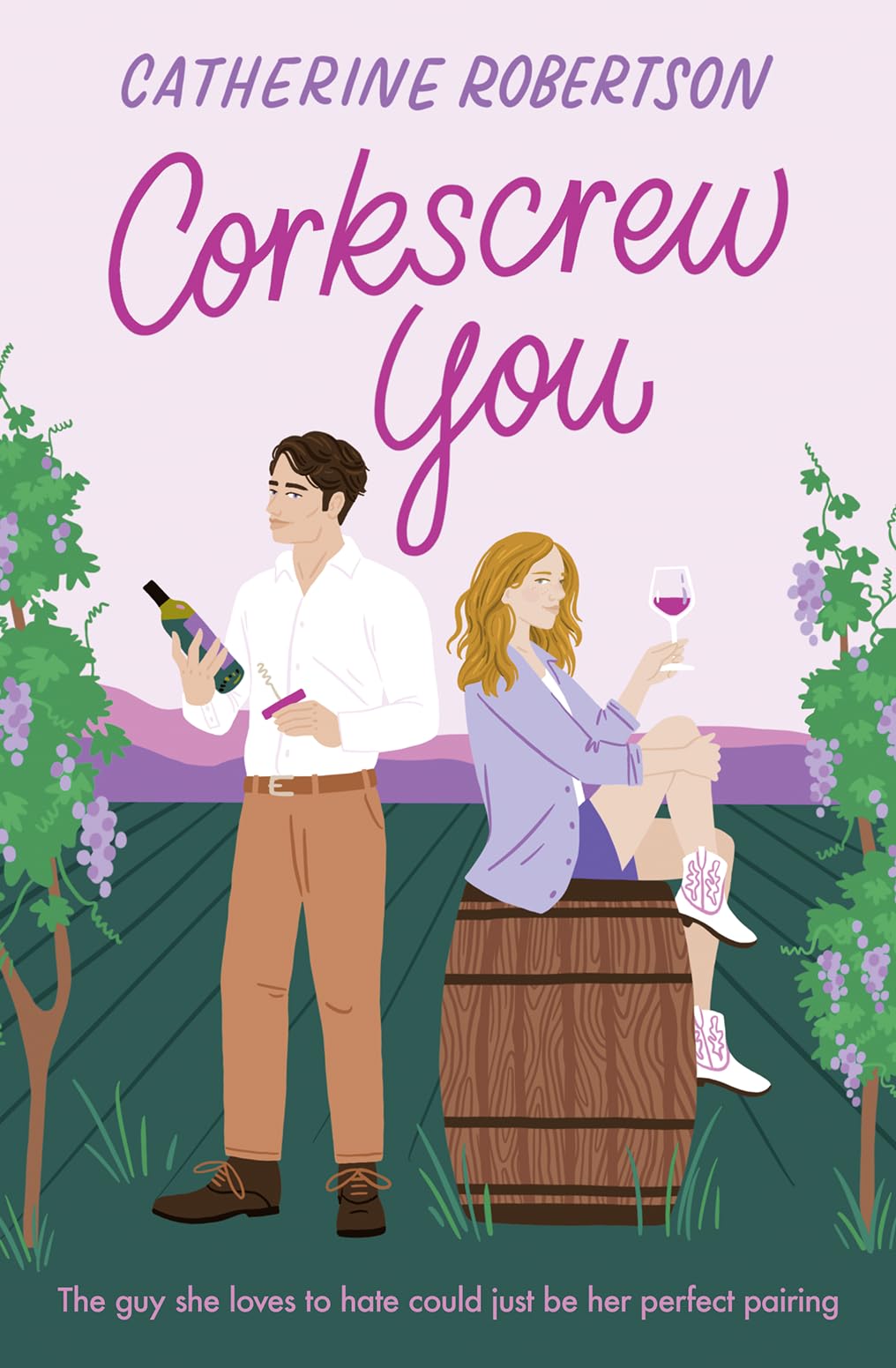 CORKSCREW YOU: The most delicious small town, spicy, romcom novel of 2025 perfect for fans of grumpy sunshine romance novels!: Book 1 (Flora Valley)