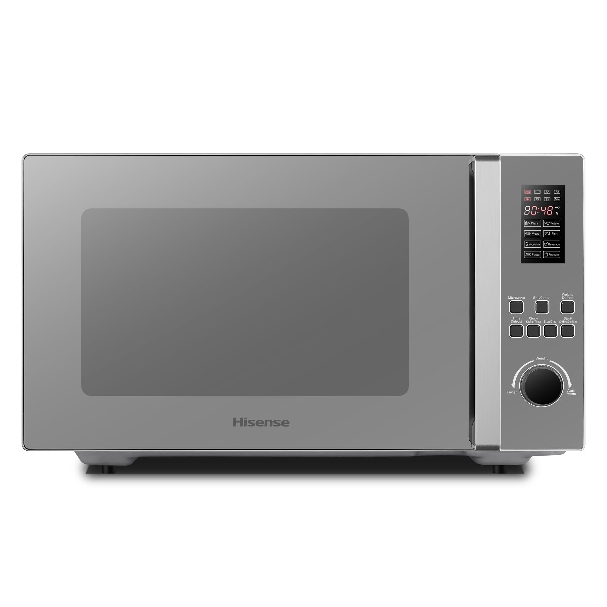 Hisense Mirror Digital Microwave with Grill, 45 Litre Capacity