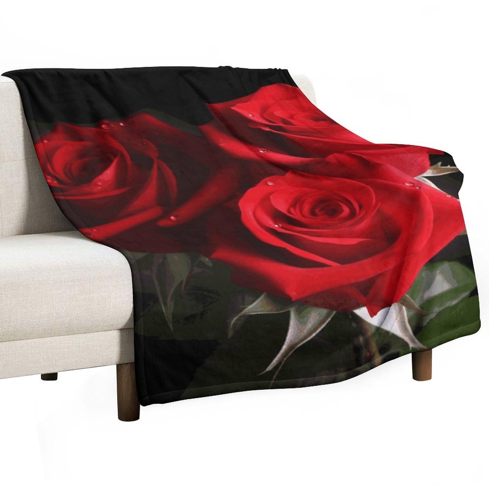 Couverture en flanelle chaude légère plaid canapé couvre-lit 127x178