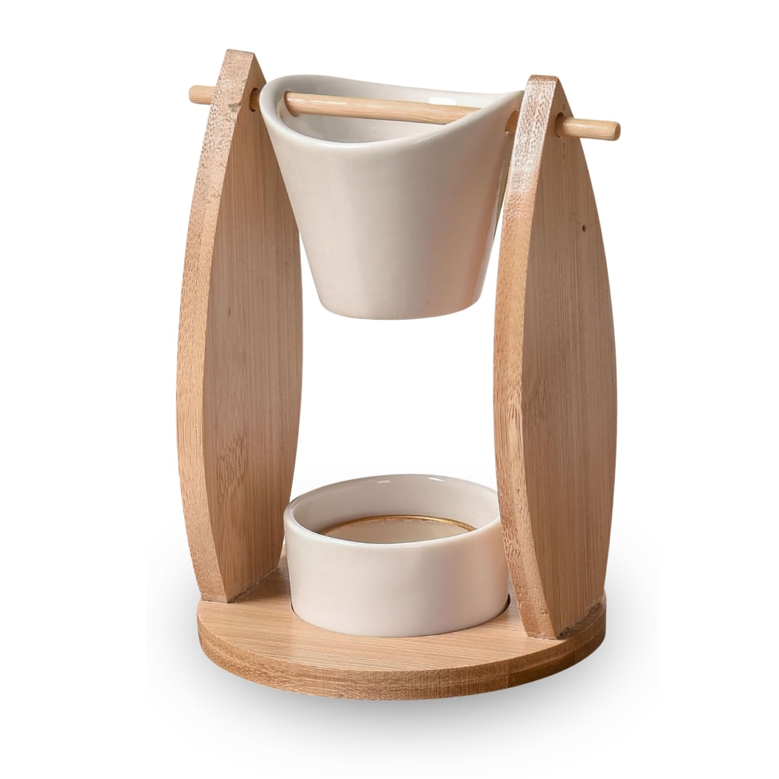 Brule perfumy bambusowe i ceramiczne woal z odpowiednią świecą i trzema topiącymi się w ofercie