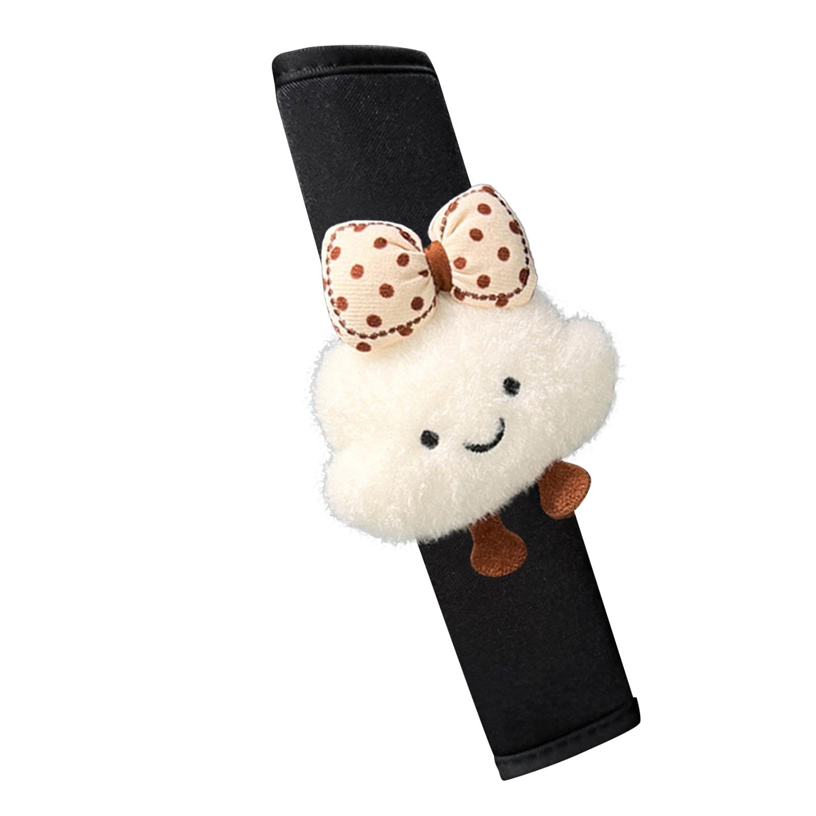 Car Seat Shoulder Strap Pads - Seat Belt Cover Pad Cute Cloud - Soft Car Seat Strap Shoulder Pads, Seatbelt Cover for Car Truck SUV, Seat Belt Shoulder Cushion