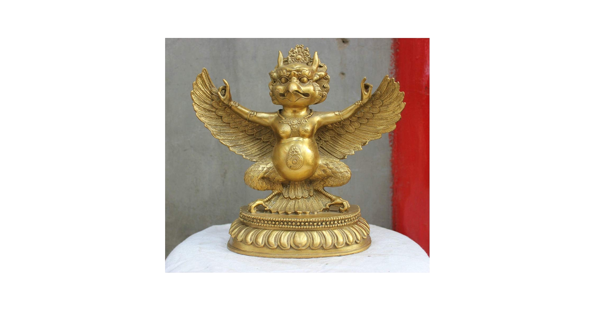 天鉄 チベット インド大鵬鳥神 ミニ仏像 天鉄 チベット インド大鵬鳥神 ミニ仏像 天鉄 チベット インド