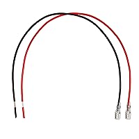 Vista 7 de Cables de terminal de batería SLA, espada hembra de conexión rápida/desconexión terminales tipo F1 de 0.189 in con mangas aisladas y cables