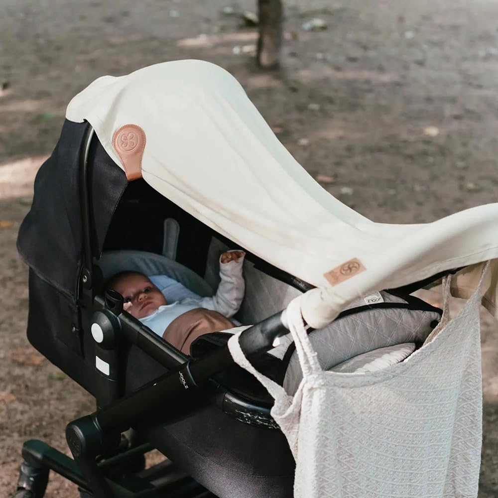 Cloby Babydecke mit UV-Schutz UPF 50+ multifunktional Sonnenschutz Kinderwagen Babyschale olive