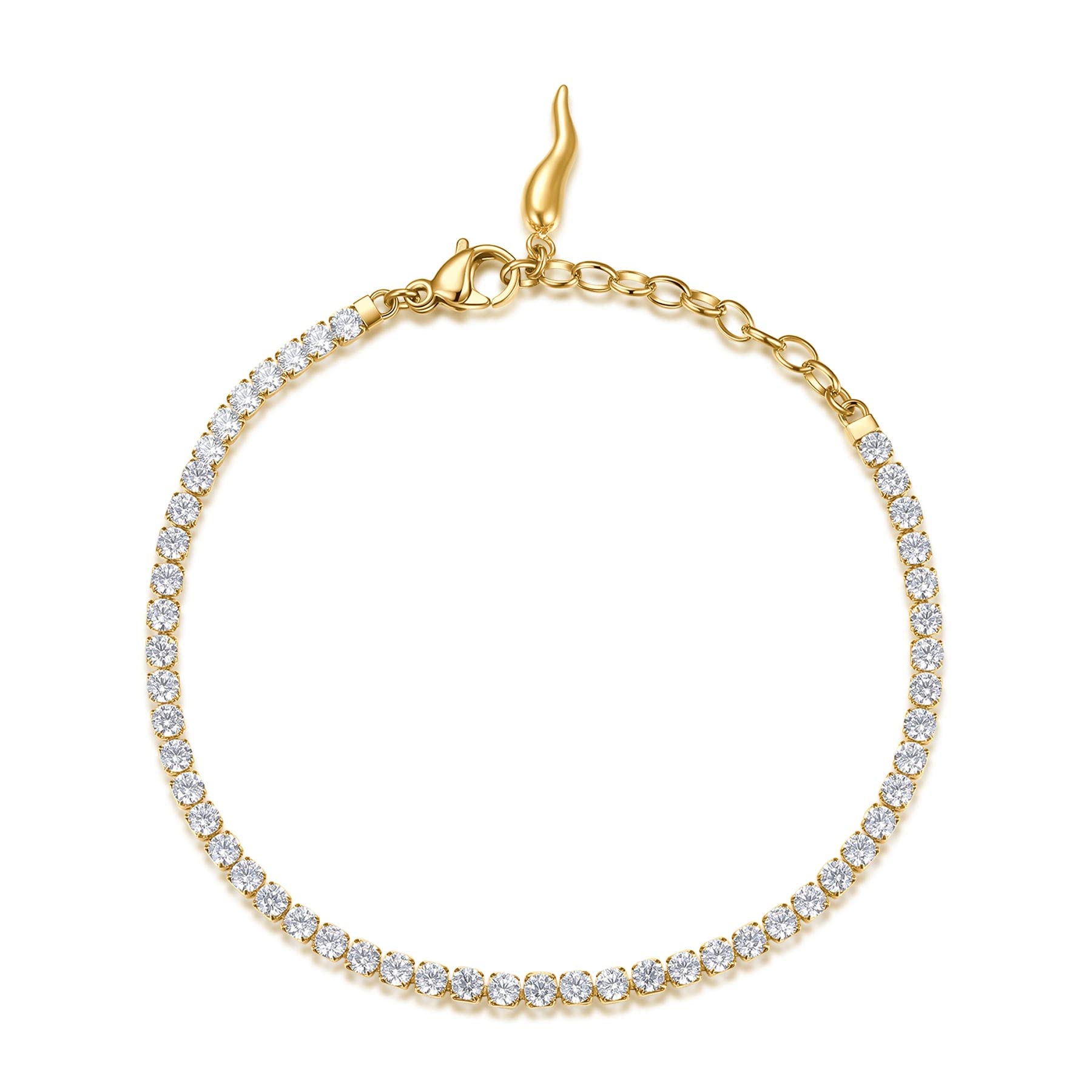 Brosway Bracciale Donna in Acciaio | Bracciale Con Cubic Zirconia | Collezione Desideri - BEI015