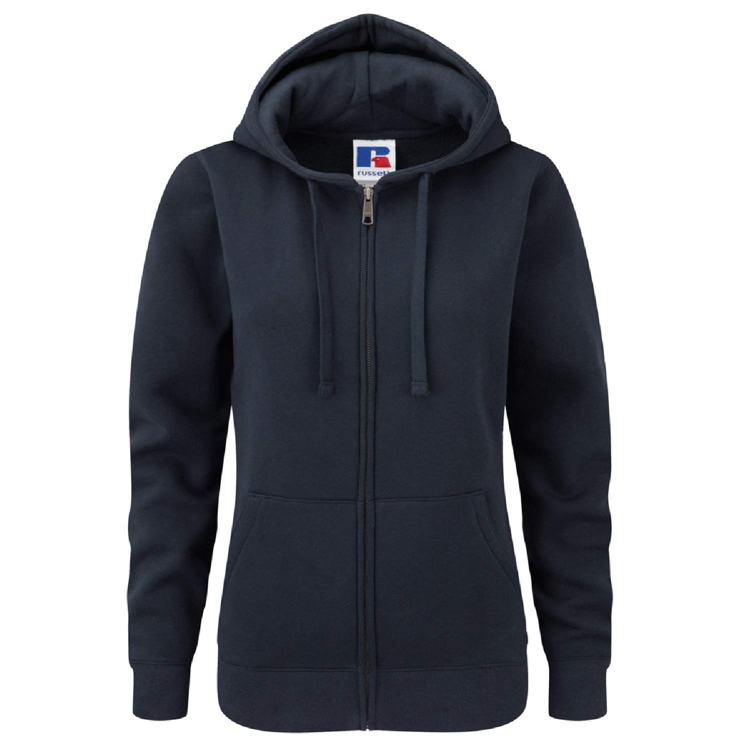 Russell Women's Blue Navy Athletic Hooded Sweatshirt With Zip - S, (Utbc2731)