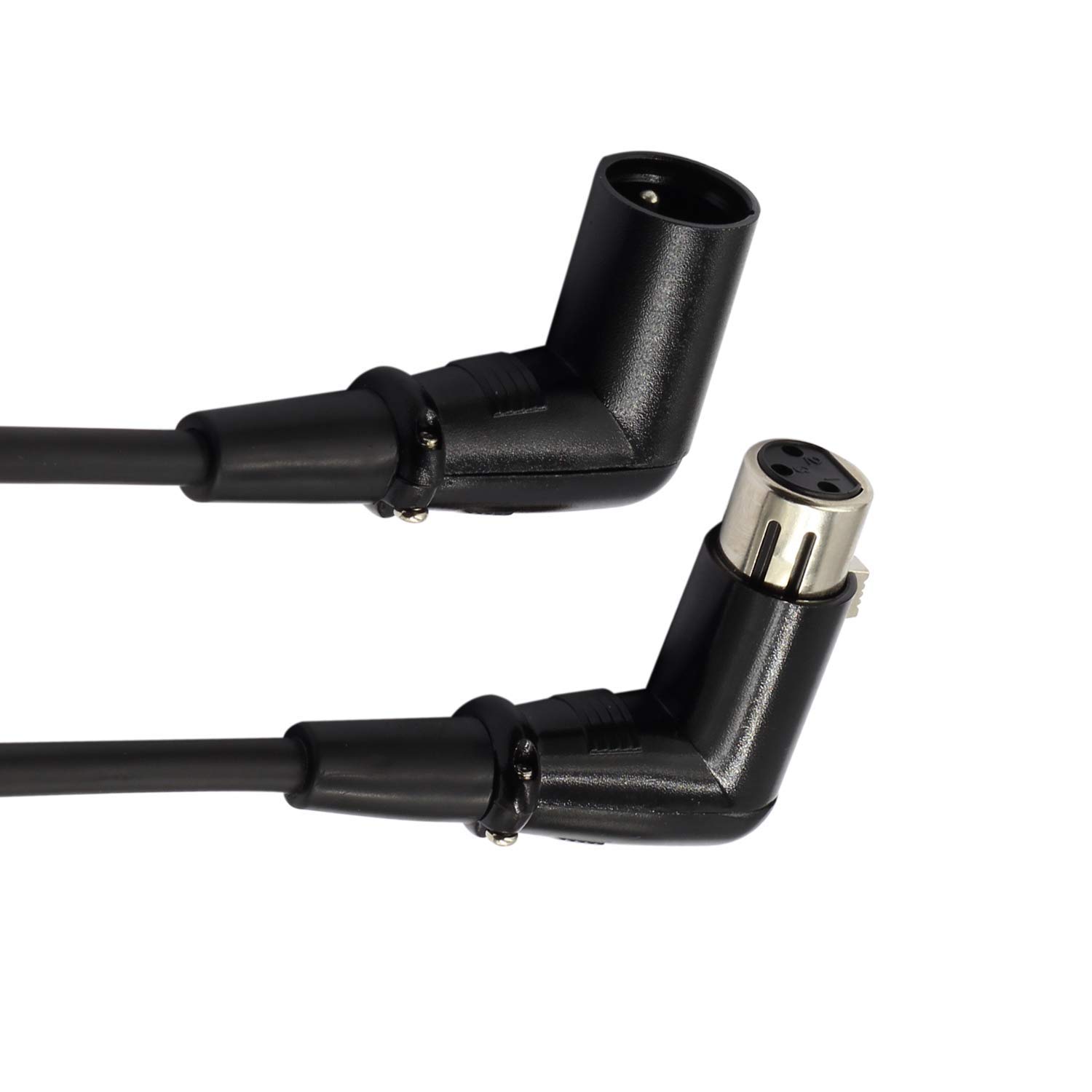 4 Cavi XLR Bilanciati 1.2m - Per Microfoni E Luci Palco - Maschio/Femmina - Foto 8