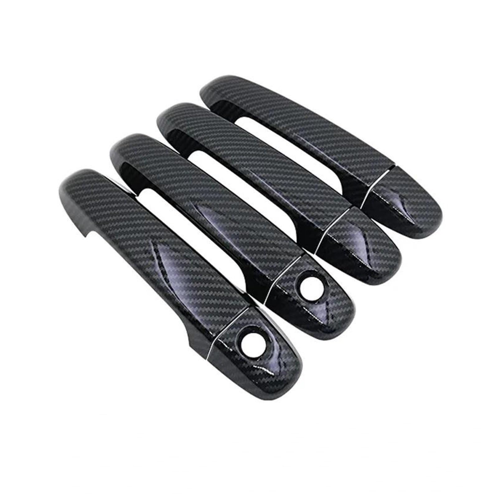 KJHOPY Car Exterior Door Handle Trim Cover Parts for Prius C NHP10 for Aqua 2012-2019(Style 1)