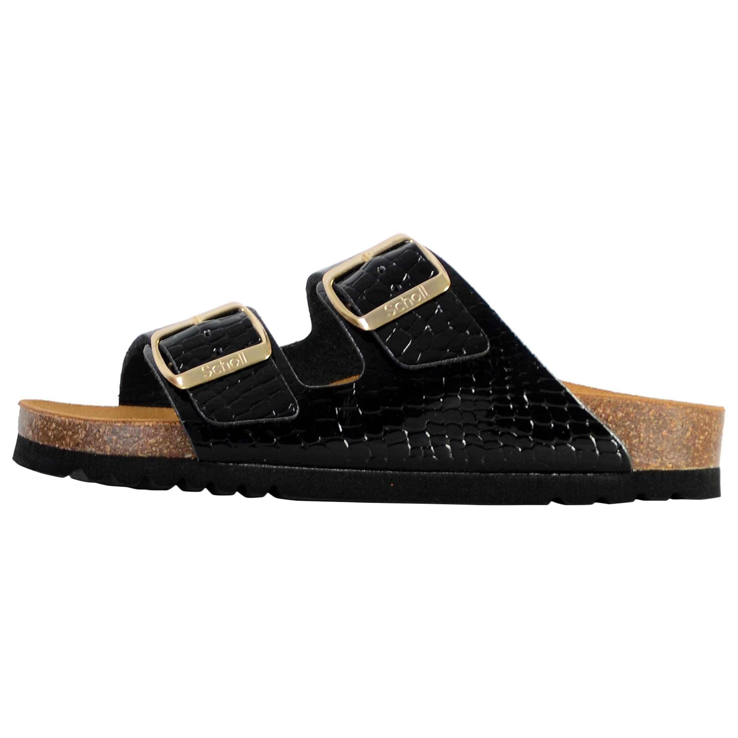 Scholl Women's Josephine Sandal, Black, 5 UK