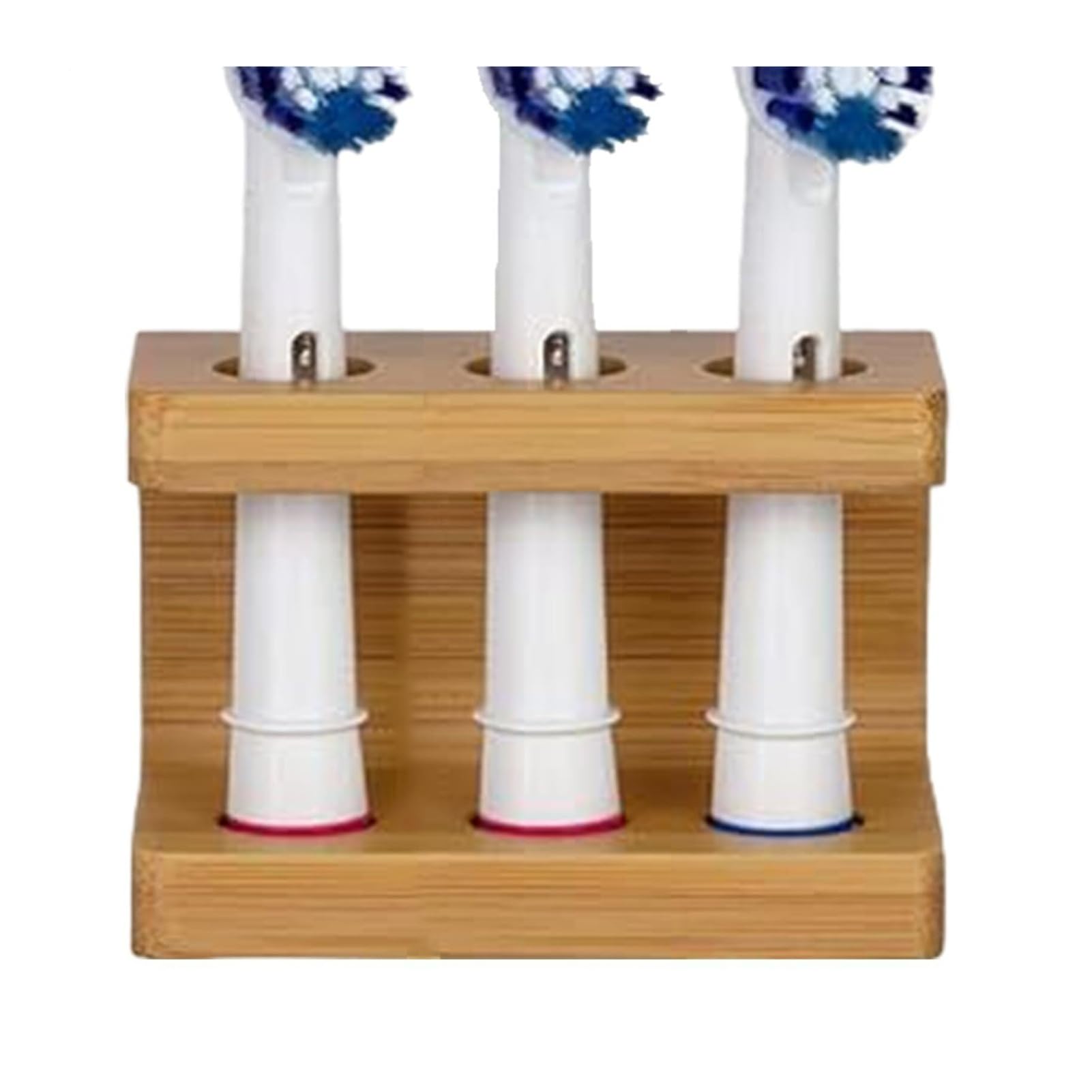 Soportes para cepillos de Dientes Soporte Multiusos de Madera rústica del Organizador Cuarto baño Tenedor Cepillo Dientes con Resistente Agua Organizador de Accesorios(3 Holes)