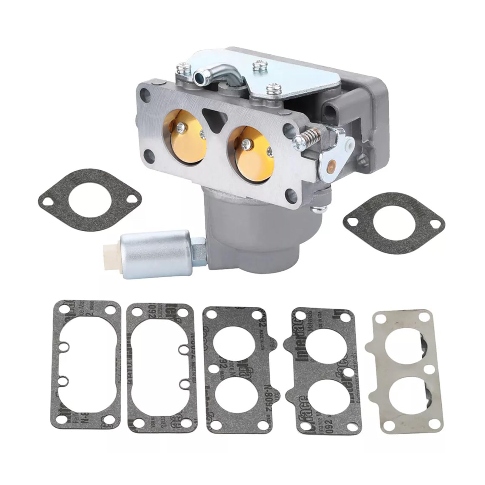 compatibile con carburatore 266-091 da 20 CV per Nikki 498751 266-2408 sostituisce il motore Briggs Stratton V-Twin Intek da 21 CV con pompa del carburante