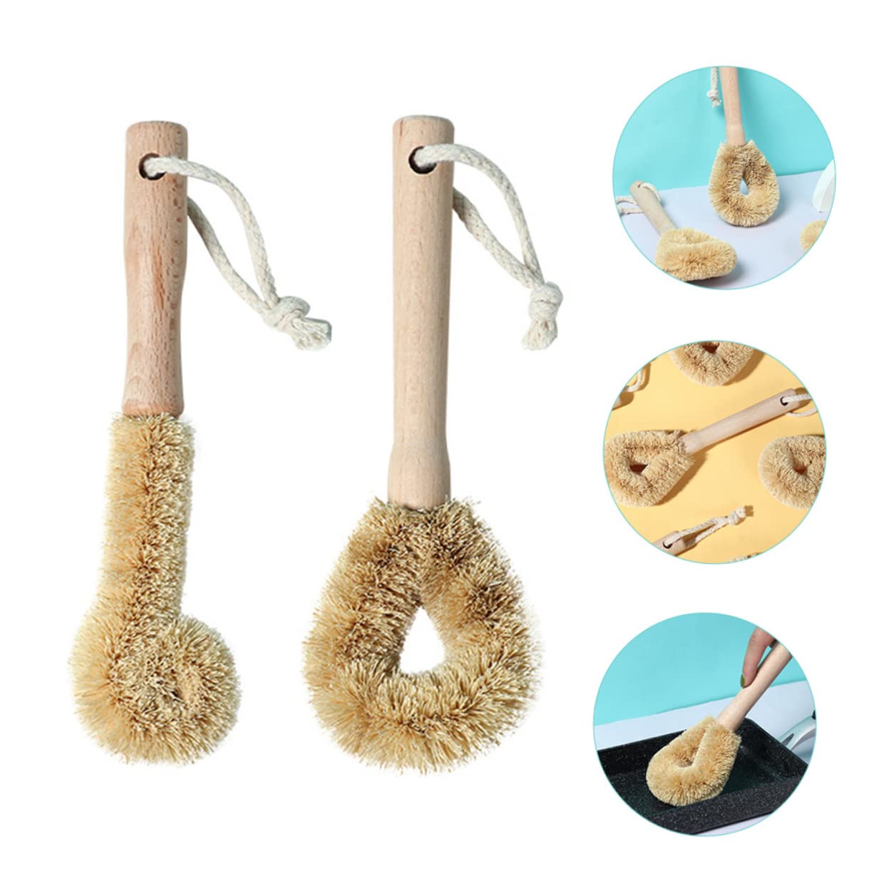 Mobestech 6piezas Cepillos De Limpieza para Platos y Botellas Cepillo Raspador para Sartenes Accesorios De Cocina Eficaces para Fregar Sin Rayar