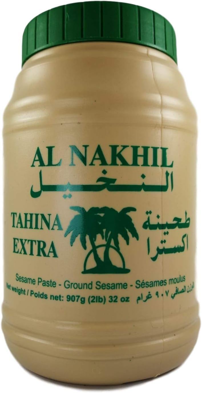 Tahina Tahini mielone nasiona sezamu pasta olejowa Al Nakhil 100% naturalna 907 g