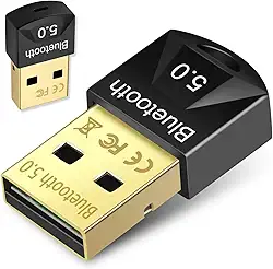 Receptor Adaptador Bluetooth 5.0 USB para Pc Wireless Mouse Teclado Impressora desktop Fone de Ouvido