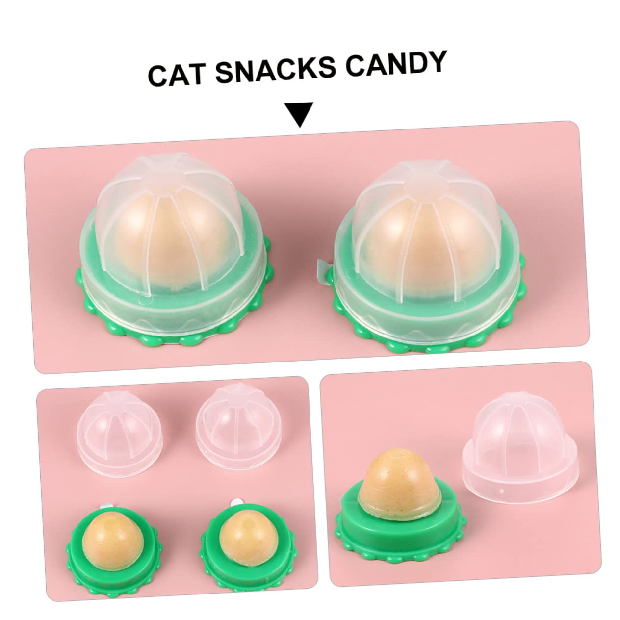 Mipcase 20 Pièces Chat Bonbon Lécher Lécher Amusement Murale Chat à Chat Léchant Doux Bonbons à L' à Chat Collations à L' à Chat Noël