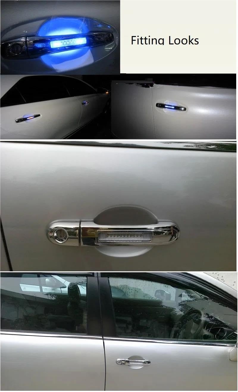 Zewnętrzne klamki do drzwi samochodowych zamiennik do Toyoty dla Fortuner dla Yaris for Rush do Spacio Led kierunkowskaz zewnętrzny Auto 4-drzwiowy uchwyt osłona