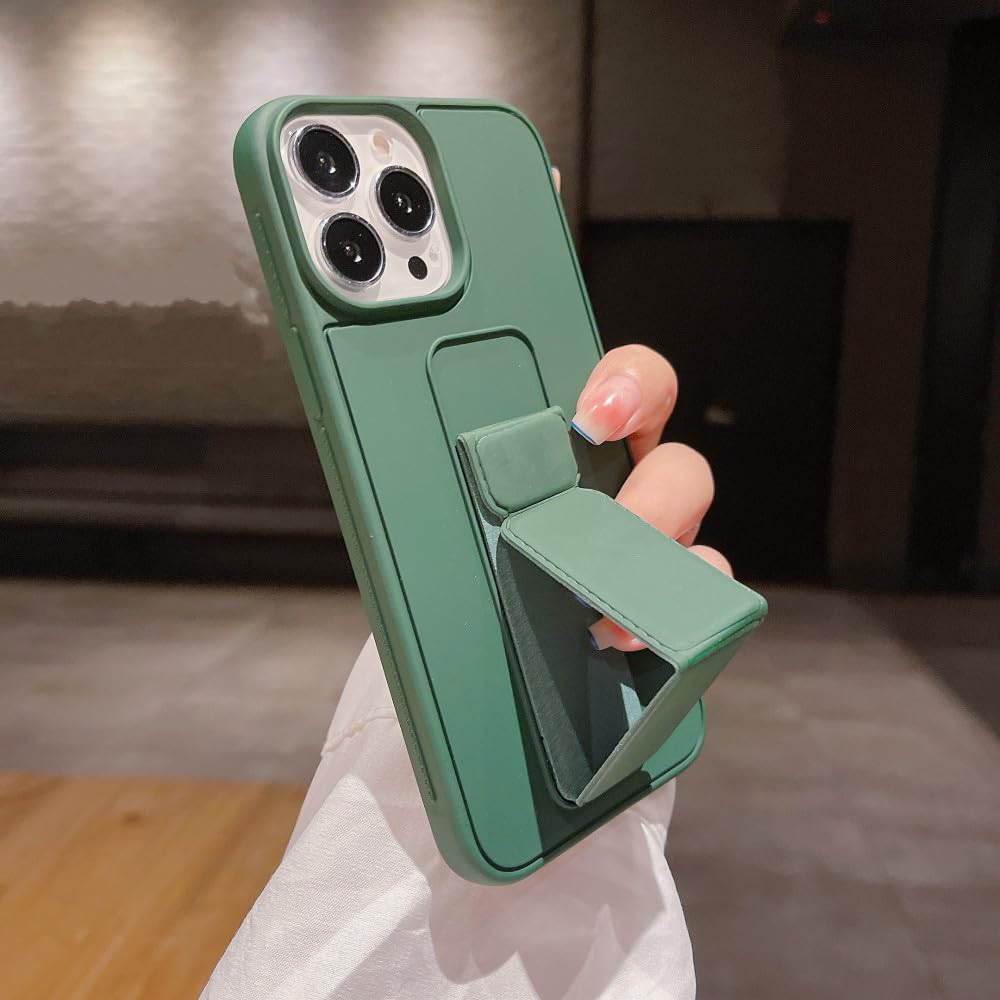 Étui de téléphone de support magnétique de dragonne en cuir iPhone 13 Pro - 7