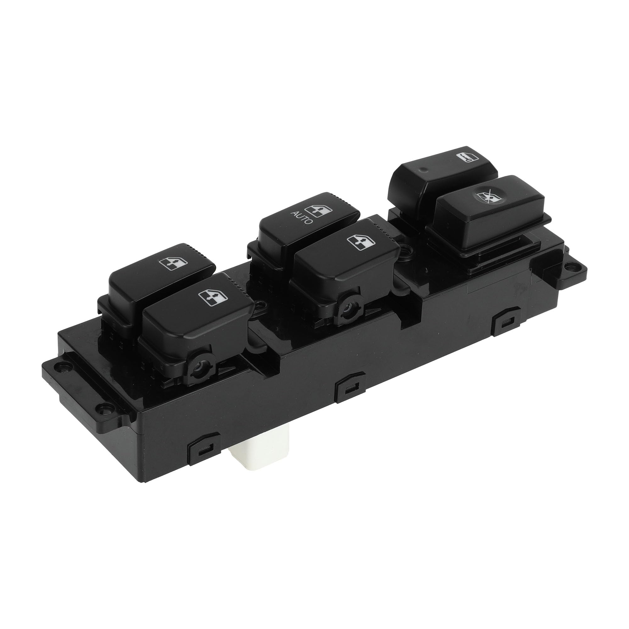A ABSOPRO Power Window Switch Front Left Driver Side Window Control Switch for Hyundai Santa Fe 2007-2012 Black