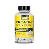 CON-CRET Creatine HCl Capsules | Muscle, Cognitive, Cellular Energy Support | No Bloating or Cramps | USA Made & NSF Certified | Creatine Pills (72ct)