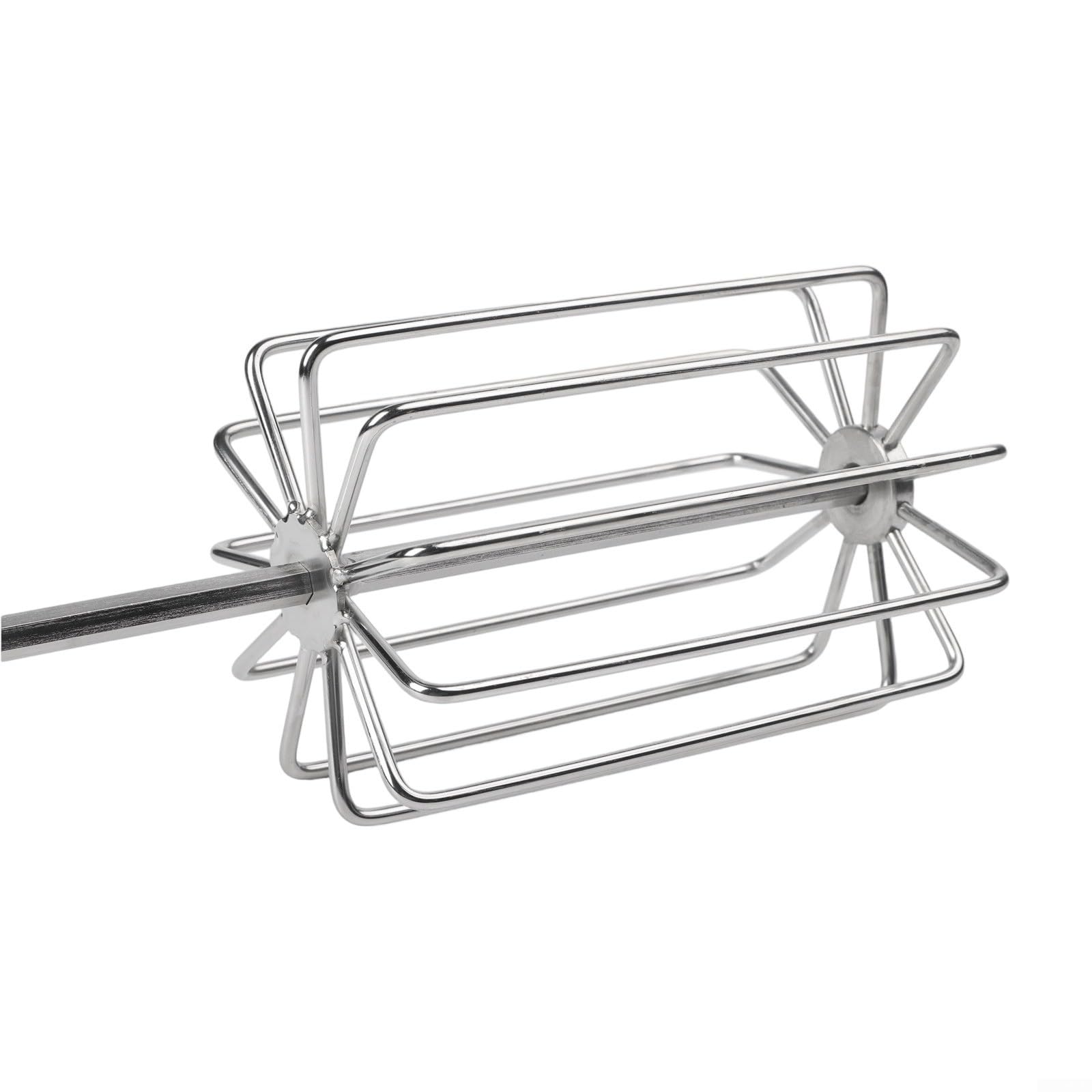 Edelstahl Groundbait Mixer mit 11 Klingen für Karpfenangeln, Robuster Köder Rührbesen zum gleichmäßigen Verteilen von Aroma, Langlebiger Futtermittel Mischer für Teich und See, Silber 43cm