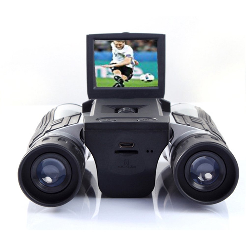 Jumelles numériques 12X32 avec écran LCD 2'' et caméscope intégré DVR - 8