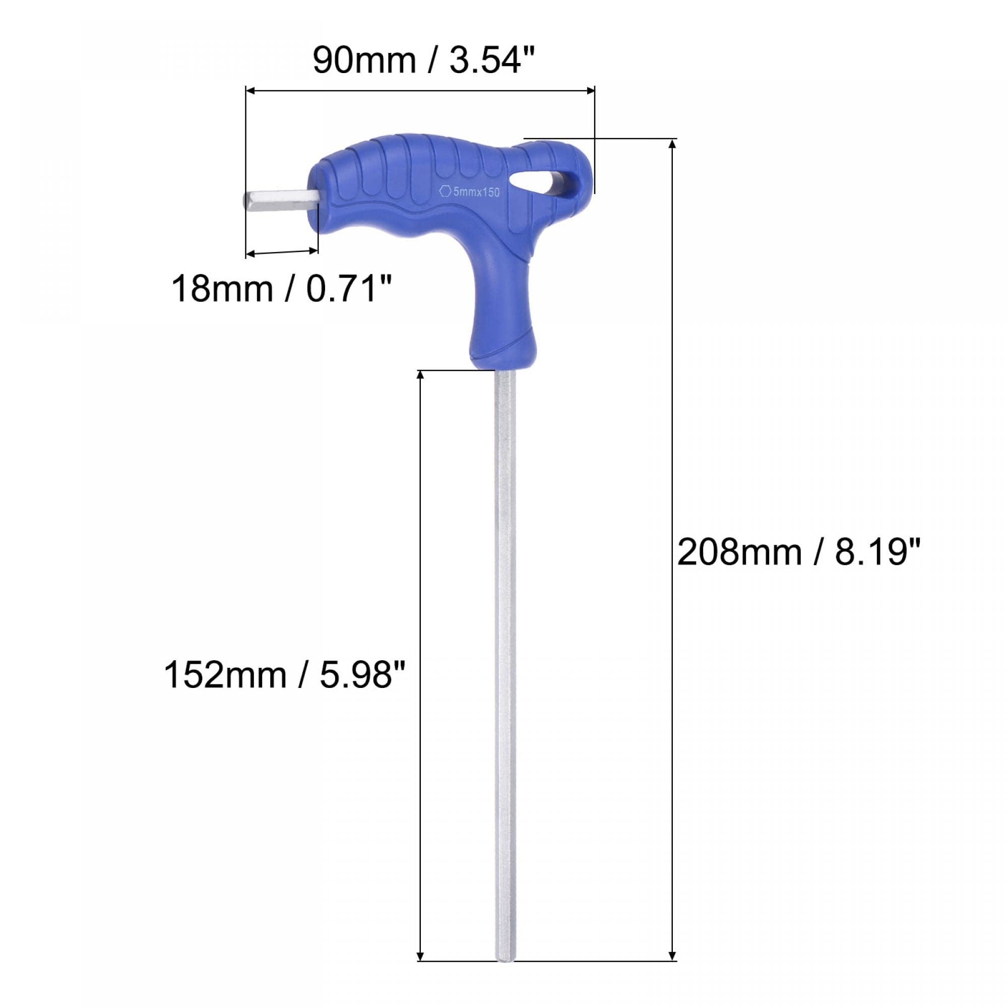 TOP-VIGOR 1Pcs 5mm Hex Key T-Handle - Image 2