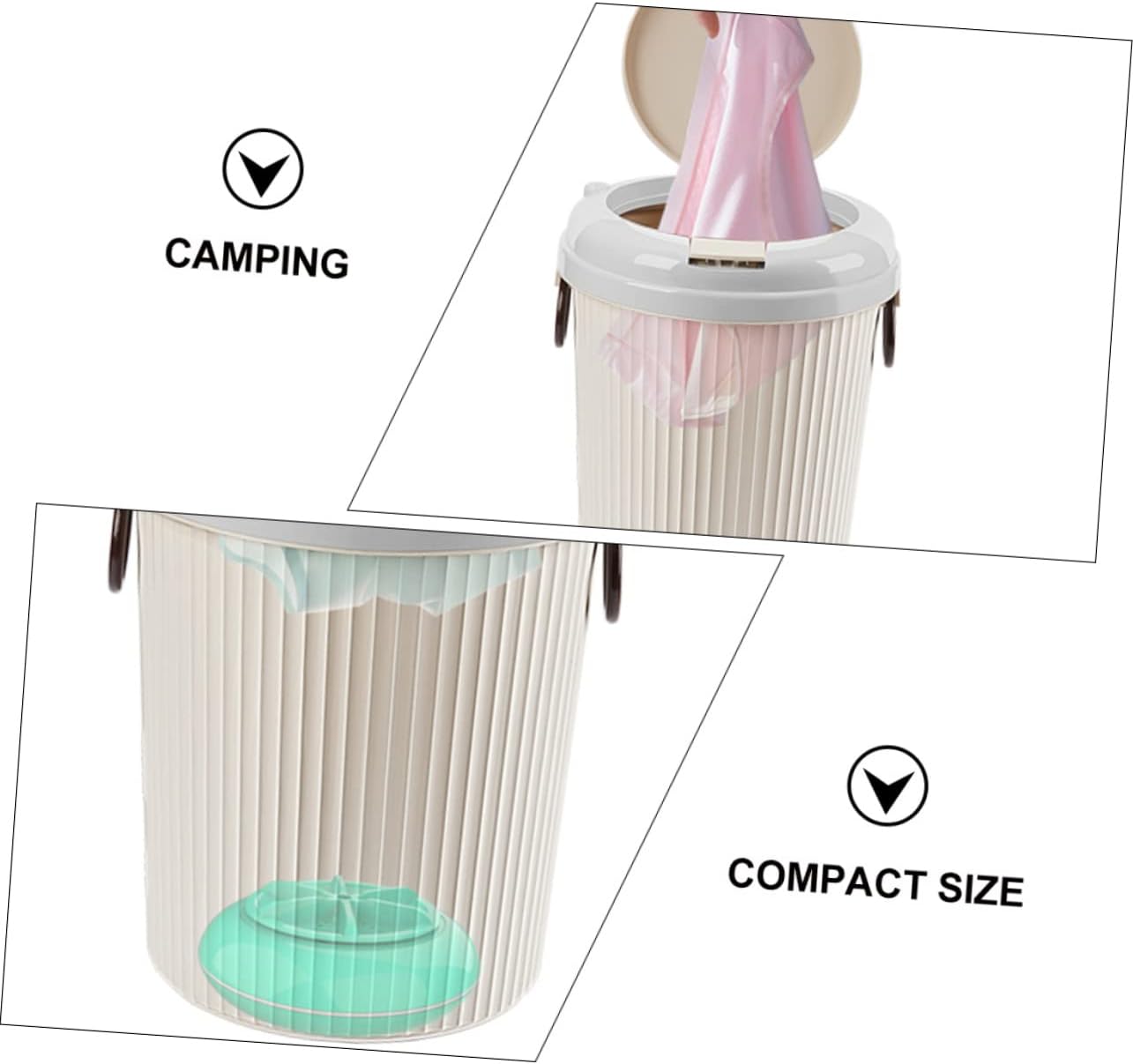 Gadpiparty 8L Portable Ultrasonic Washing Machine for Baby Clothes and Underwear USB Mini Washer Capacity for Home Use for Travel and Housing