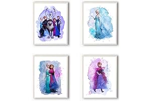 Dreamy Frozen Wall Art for a Chilly Bedroom Paradise