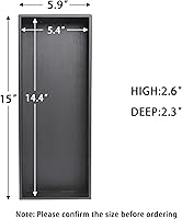 Vista 2 de Organizador de cajones de bambú, organizador de utensilios de cocina, bandeja de cubiertos, suministros de escritorio de oficina y accesorios, 15 x