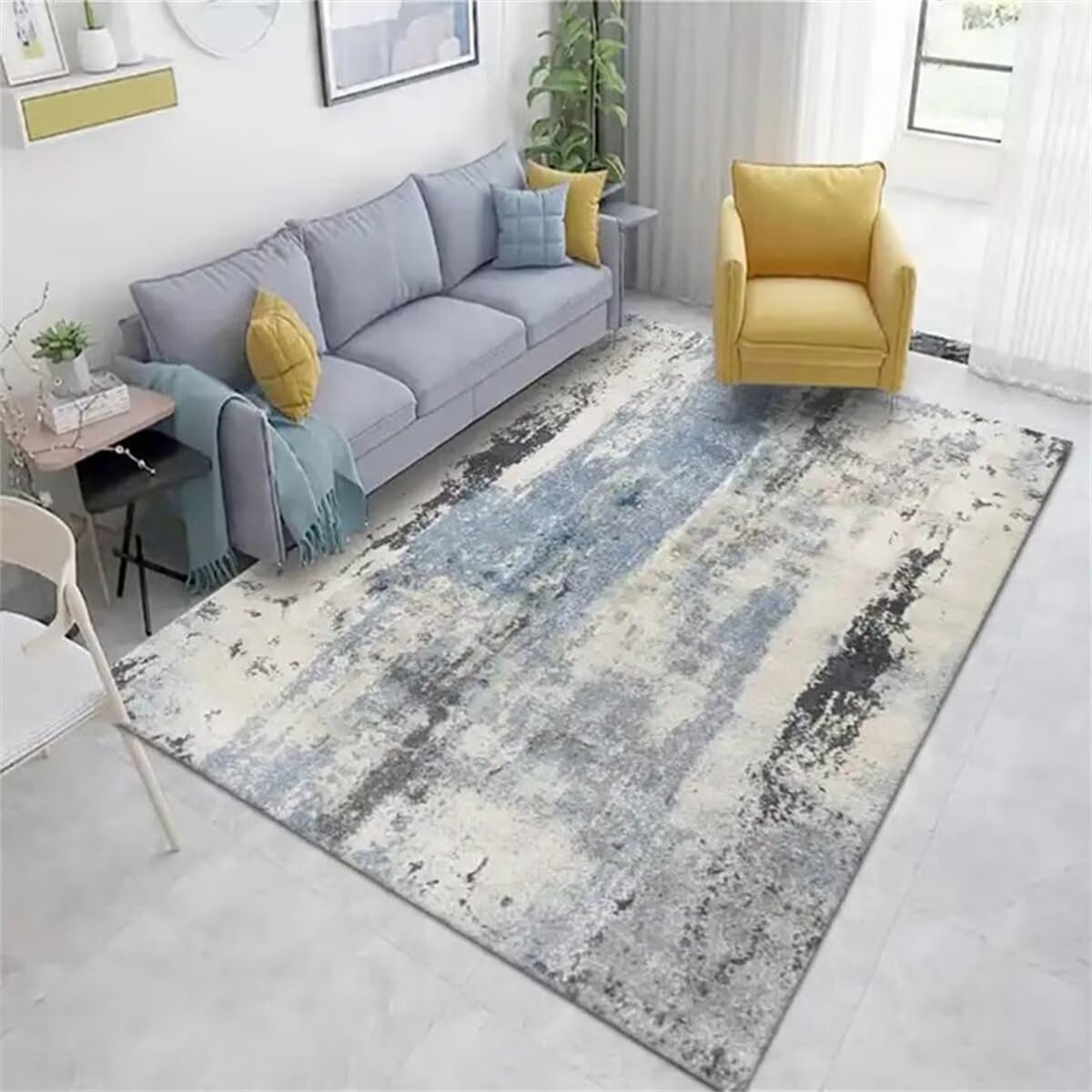 Tapis de balcon et zone salon déco simple pour votre extérieur