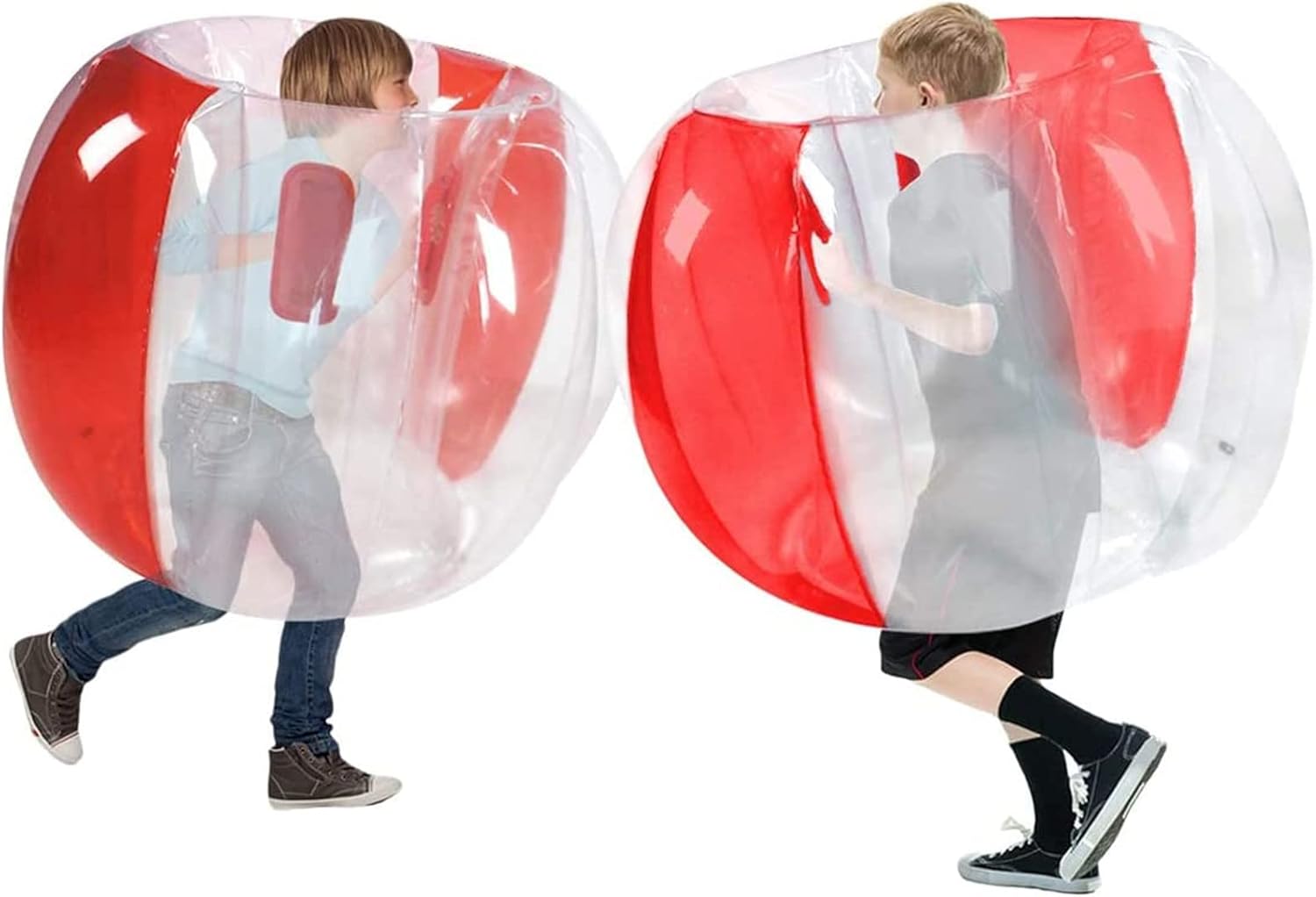 Wygwlg Pelotas de Parachoques inflables para niños, Pelota Gigante de hámster Humano de 30 Pulgadas, Juego de Sumo, Material de Vinilo de PVC Duradero, para Juegos de Equipo al Aire Libre para niños