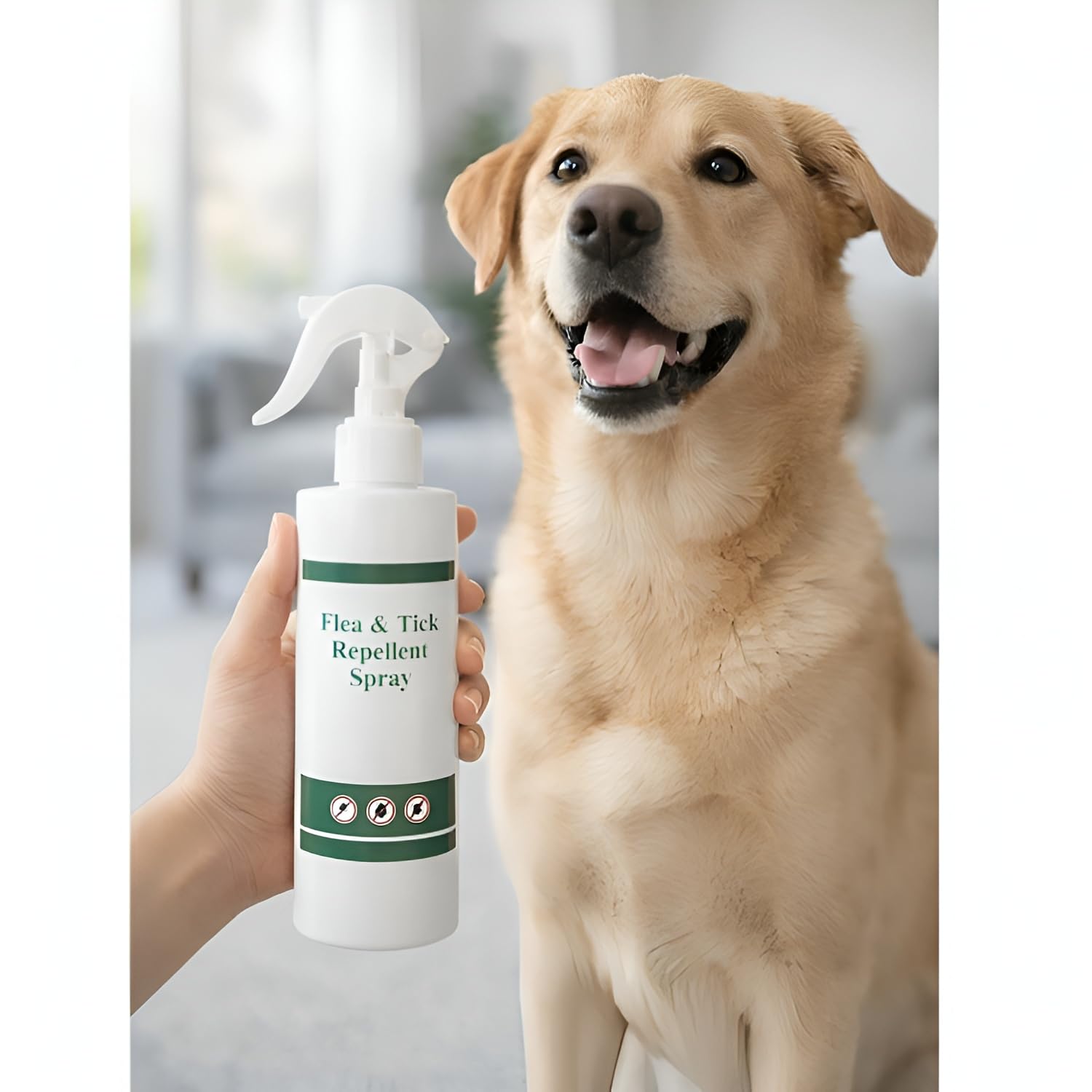 Tick & Flea Repellent Spray for Dogs & Cats, 200ml Each, Pack of 4 1