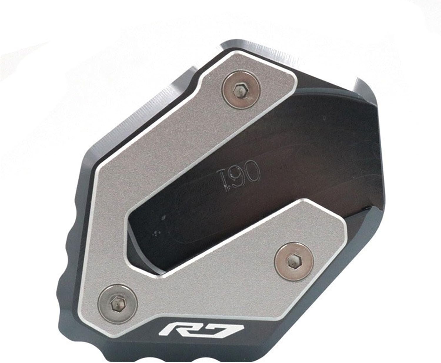 For YAMAHA YZFR7 YZF-R7 YZF R7 2021-2022 Motorcycle CNC Kickstand Foot Side Stand Extension Pad Support Plate Enlarge