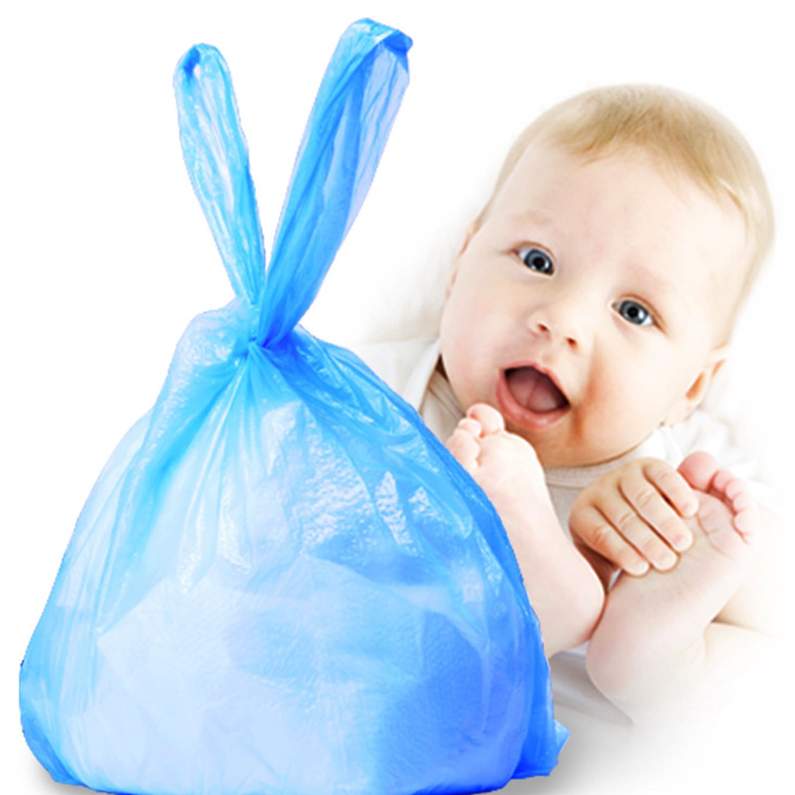 Sacchetti Profumati Per Pannolini - Usa E Getta, Con Manici, Per Un Smaltimento Igienico - Foto 4