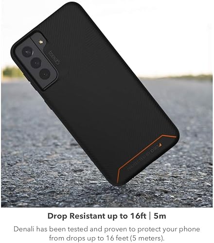 Miniatura 4 de ZAGG Gear4 Denali - Funda con la máxima protección contra impactos [protegida por D3O] - Hecha para Samsung Galaxy S21 Ultra 5G - Negro (702007301)