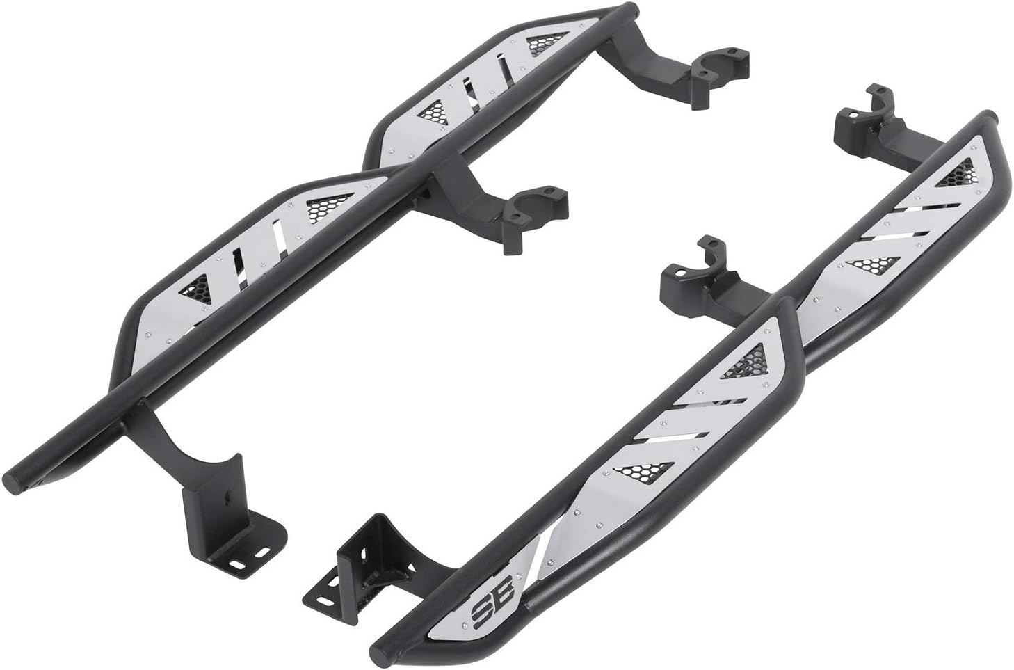 SmittyBilt Apollo Sliders with Step (18+ JLU) - SB77734