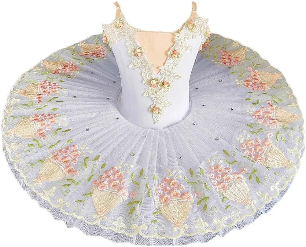 Girls Ballet Tutu Dress Womens Swan Lake Ballerina Stage Dance Competition Costume Performance Costume