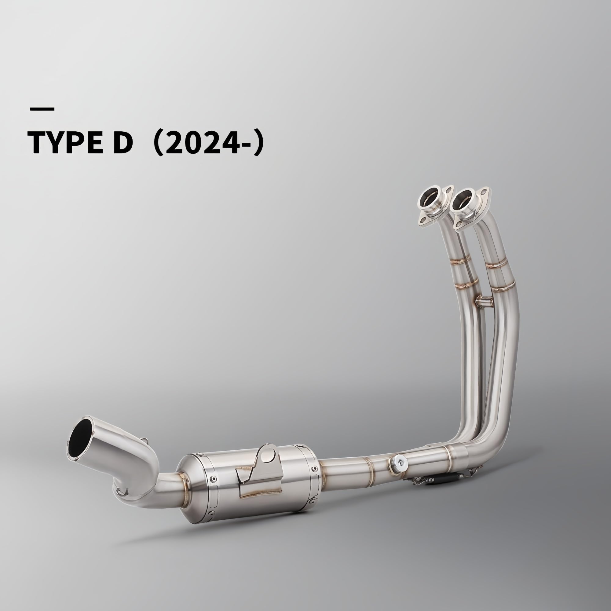 Silenziatore di scarico per moto 2024 Per scarico per moto GSX-8S GSX-8R per tubo 51mm in acciaio inossidabile