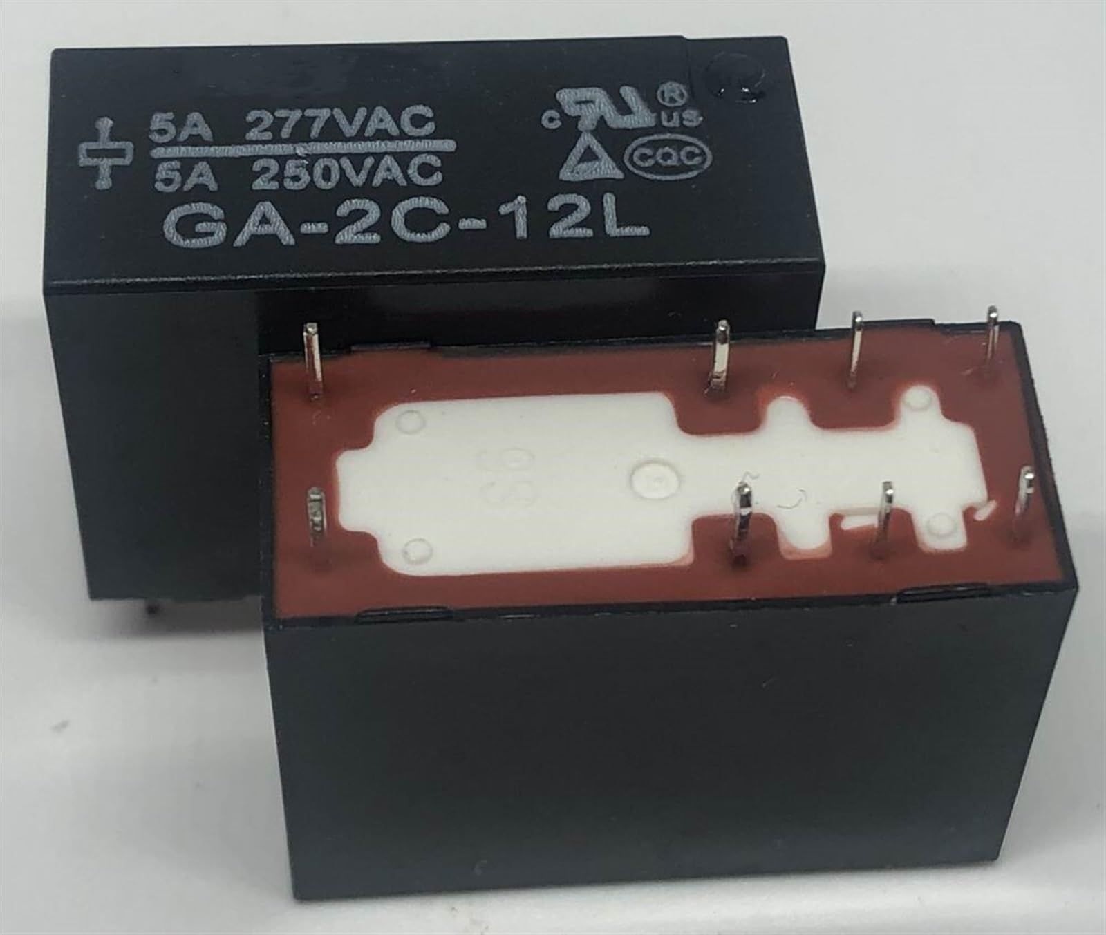 Relais 12V GA-2C-12L inverseur double 5A pour isolation de circuit et commande stable