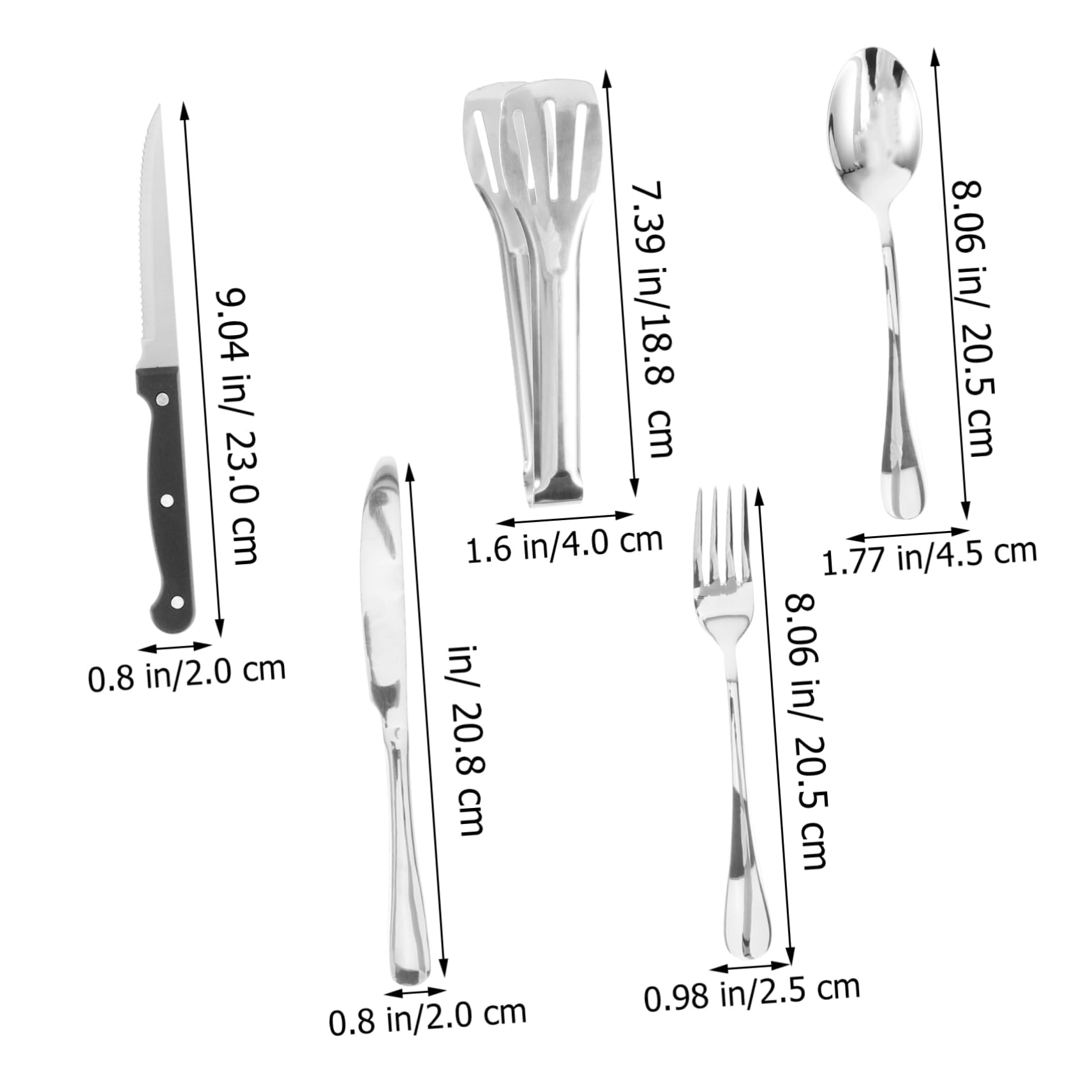 Anneome Camping Geschirr Set Edelstahl Besteck Picknick Utensilien Komplettset Mit Aufbewahrungstasche Für Outdoor Reisen Und Wandern
